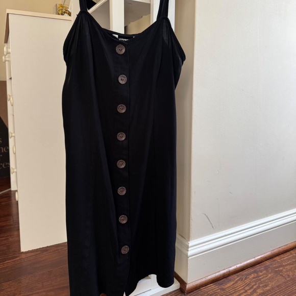 Express Black Mini Sundress - Picture 3 of 7